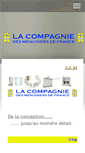 Mobile Screenshot of cie-menuisiers-france.com